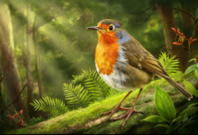 what is an adaptation for a american robin bird​