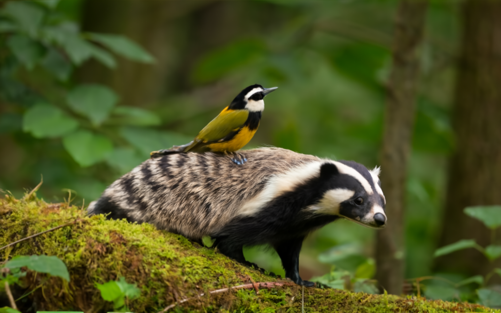 what is honey guide bird/badger relationship​