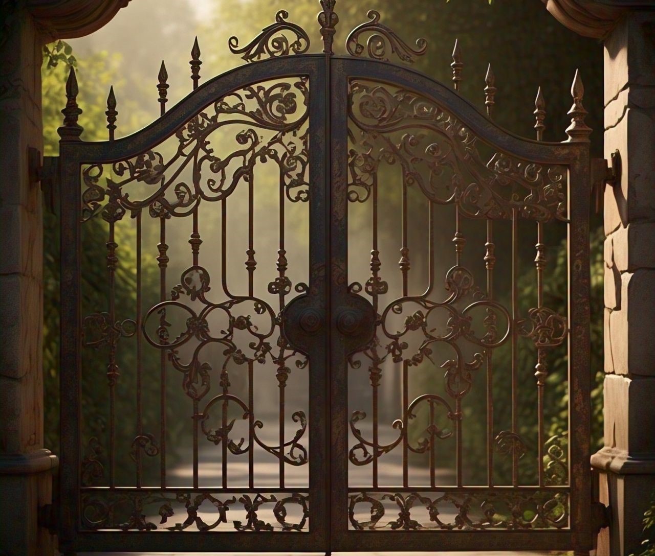 gate image with clavos​